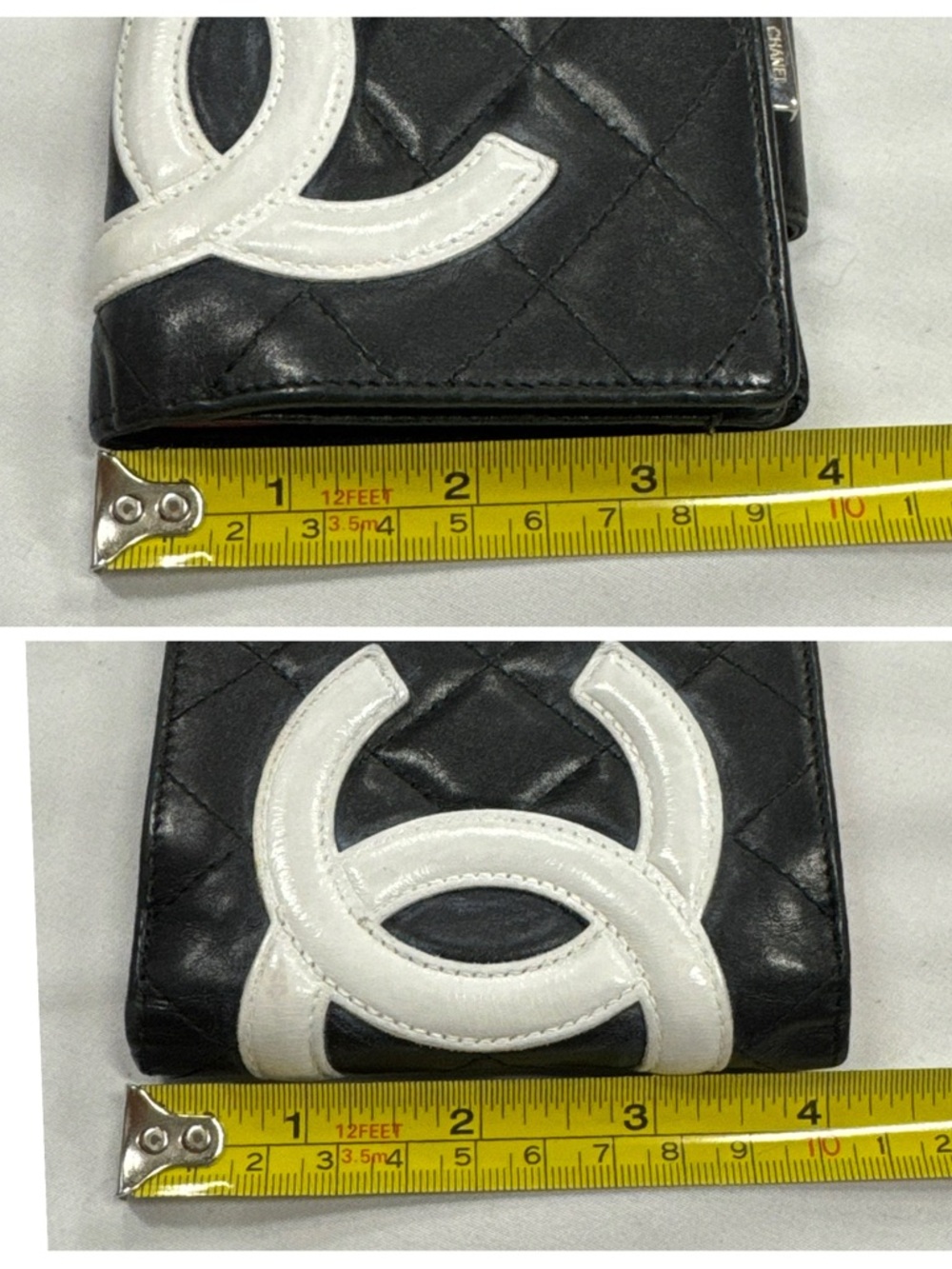 CHANEL Black Camden Double Sided Leather Calf Skin Wallet Small - Picture 9 of 9